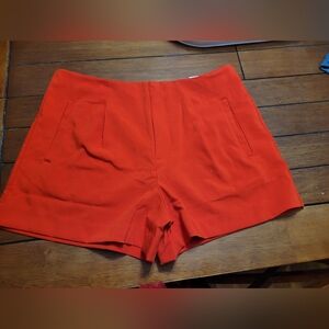 Wa s soze 16 red pleated front shorts